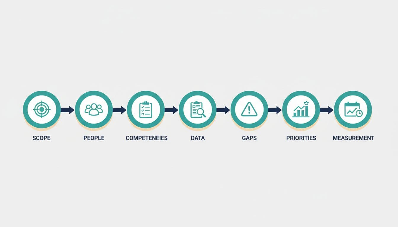 food-safety-training-needs-assessment-8-step-infographic-1cacc71b 8-step food safety training needs assessment process from scope to measurement