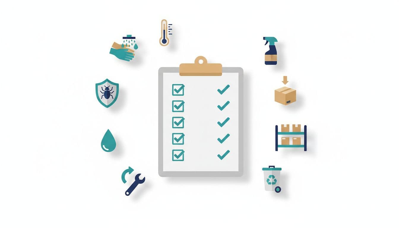 Checklist of the 10 GMP and GHP basics for SMEs